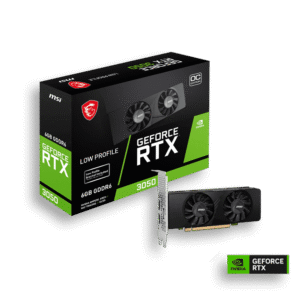 Tarjeta De Video Nvidia Geforce Msi Rtx-3050 Lp Oc Bracket Incluido 6 Gigas.