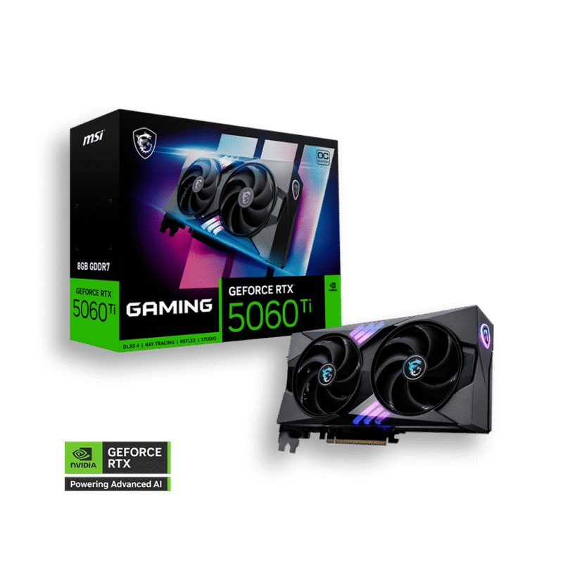 Tarjeta de Video Msi Geforce Rtx-5060ti Gaming Oc 2x 8 Gigas